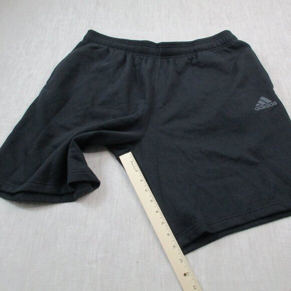 Adidas Athletic Sweat Shorts Mens XL Dark Gray Running & Training Elastic Waist - Picture 7 of 8